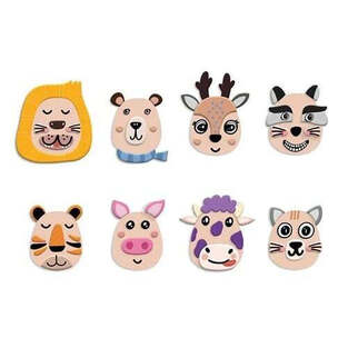 Dodo Toys Μαγνητικό Εκπαιδευτικό Παιχνίδι "Πρόσωπα Ζώων" Mε 77 Μαγνήτες - 200209