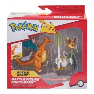 Pokemon Σετ με 3 Φιγούρες Μάχης Charizard, Eevee, Sirfetch’d - PKW2980