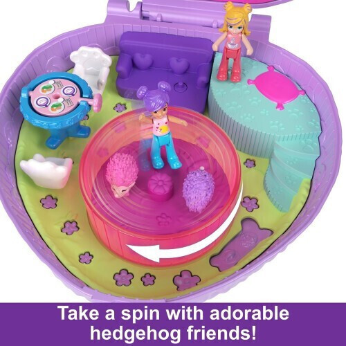 Polly Pocket Hedgehog Coffee Shop Compact - HRD37
