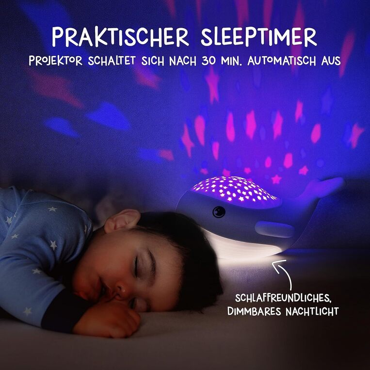 MegaLight Willy Whale Φορητό Και Επαναφορτιζόμενο Φωτάκι Συντροφιάς - 187405