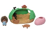 Sylvanian Families Baby Hedgehog Hideout - Η Κρυψώνα Του Μωρού Σκαντζόχοιρού - SF5453