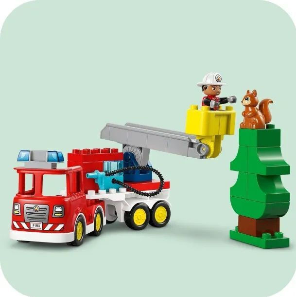 LEGO Duplo Fire Truck With Hose And Firefighter - 10473
