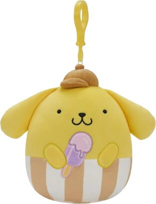 Squishmallows: Sanrio Pompompurin With Popsicle Λούτρινο Μπρελόκ - SQSN00266