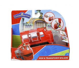 Chuggington Pop Wilson Surprise Transformation Train Toy, Free-Rolling Wheels - 890101