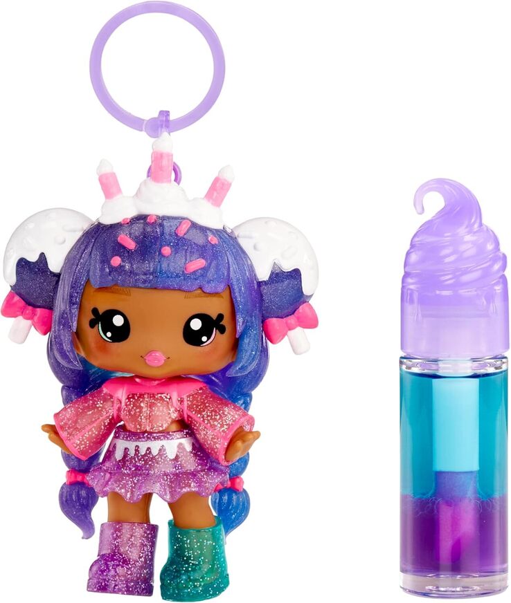 Yummiland Lip Gloss Doll: Mystery Color Change - Carly Cakepop - 546108EUC