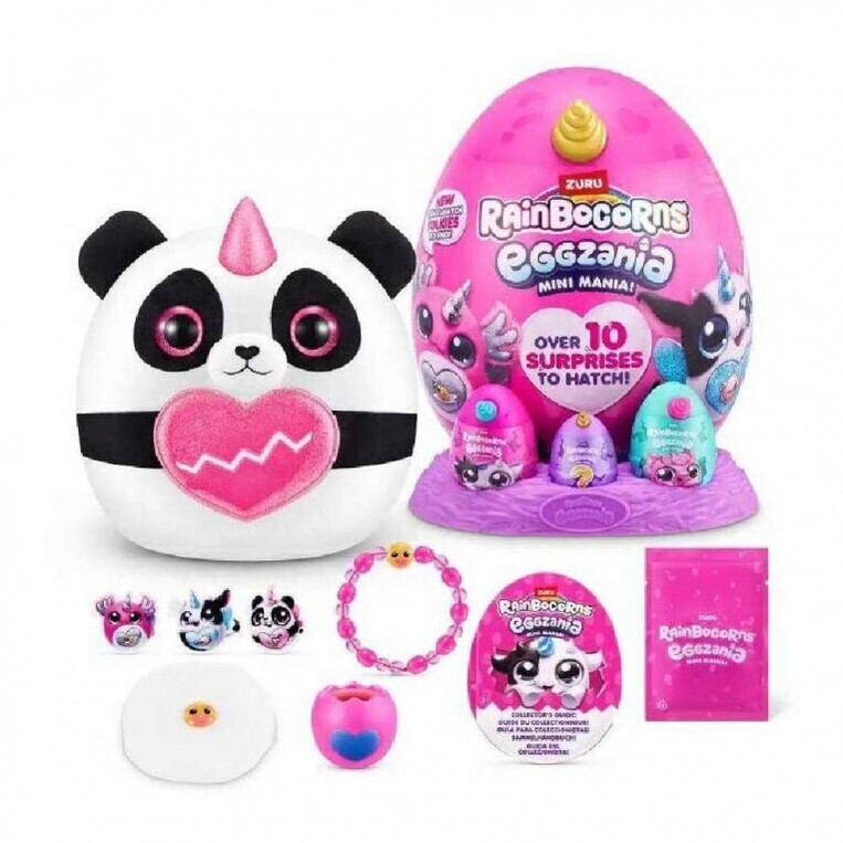 Rainbocorns Eggzania Mini Mania Egg with Plush Surprise Series - 11809296