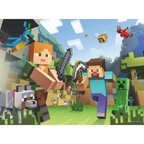 Ravensburger Puzzle: Minecraft - Steve and Alex 100XXLpcs - 12004176