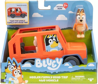 Bluey Heeler Family Road Trip 4WD Cruiser Including Mum Figure - BLY17661