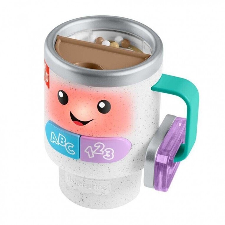 Fisher-Price Wake Up And Learn Εκπαιδευτική Κούπα Καφέ - HWY44