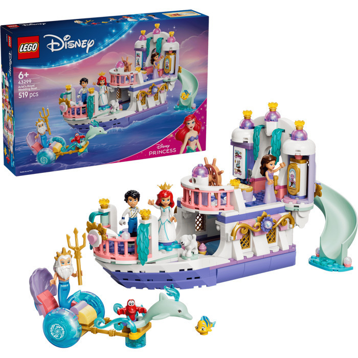 LEGO Disney Ariel's Royal Wedding Boat - 43299