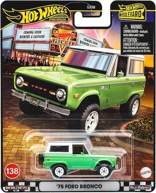 Hot Wheels Premium Boulevard 1975 Ford Bronco - JBL12