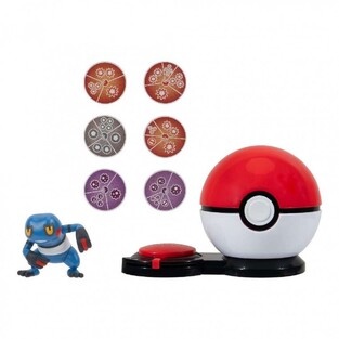 Pokemon Surprise Attack Σετ Παιχνιδιού με 1 Φιγούρα Croagunk & Poke Ball - PKW3719