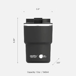 Asobu Coffee Express Special Edition Ανοξείδωτο Ποτήρι Θερμός 360ml Black - GRAF05258