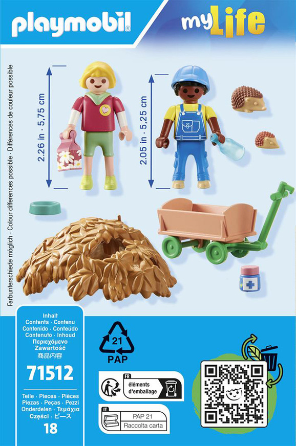 Playmobil My Life Φροντίζοντας Τους Σκαντζόχοιρους - 71512