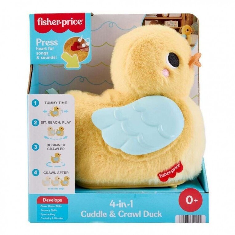 Fisher-Price 4 σε 1 Παπάκι Δραστηριοτήτων Με Κίνηση Και Ήχους - JMX99