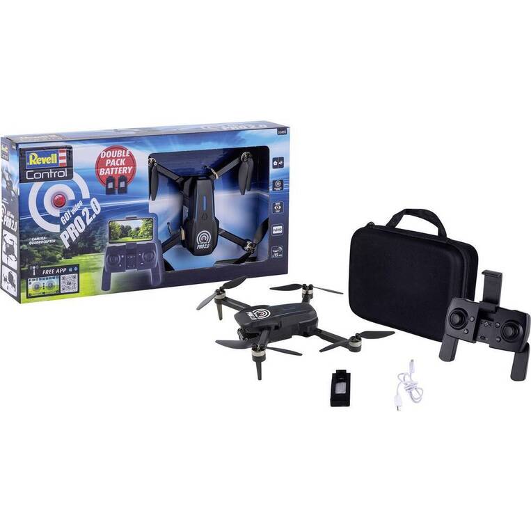 RC Camera Quadrocopter "Go! Video Pro 2.0", Drone - REVE23805