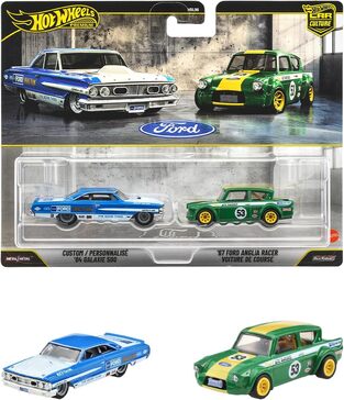 HW Premium Σετ των 2 - Custom '64 Galaxie 500 & '67 Ford Anglia Racer - JHW50