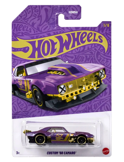 HW Pearl and Chrome Custom '68 Camaro - JDM26