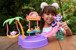 Enchantimals Monkey Shaped Swimming Pool Set - HTW73