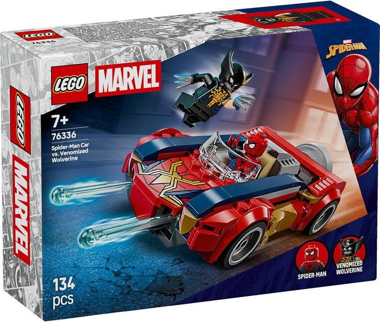 LEGO Super Heroes Spider-Man Car Vs. Venomized Wolverine - 76336