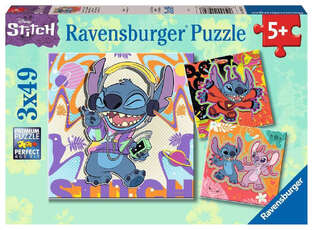 Ravensburger Disney Stitch Παζλ 3x49 Τεμ - 12001070