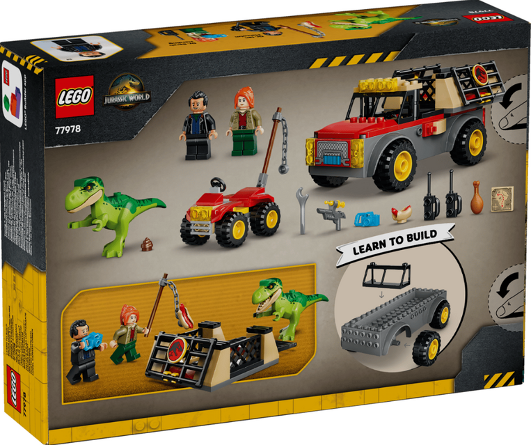 LEGO Jurassic World Young T. rex Transport Truck - 77978 