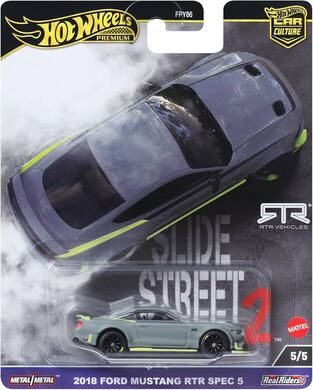 Hot Wheels Premium 2018 Ford Mustang RTR Spec 5 - HKC85