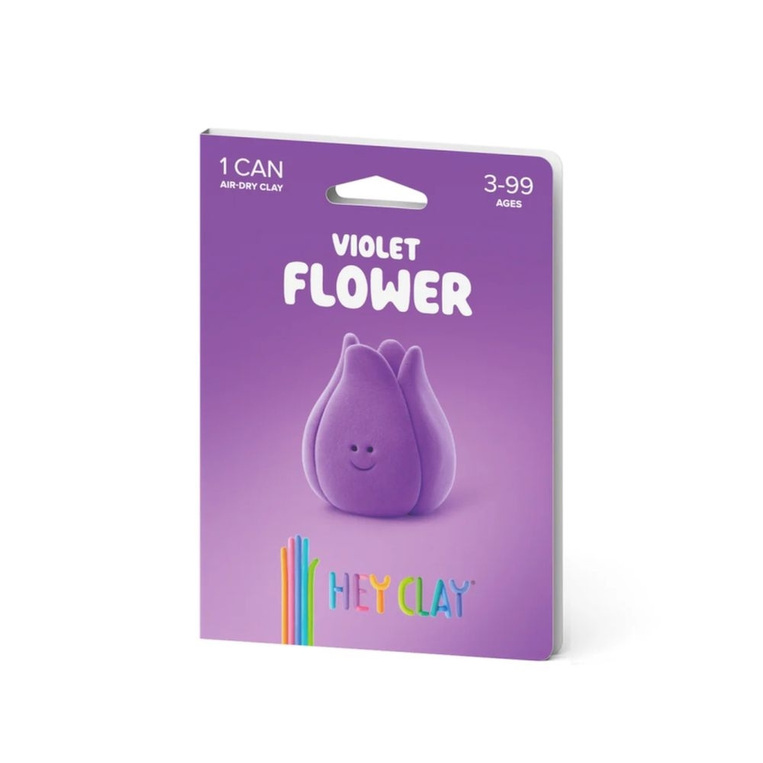 Hey Clay One Can Violet Flower - 440090