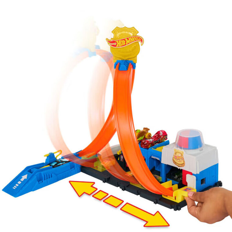 Hot Wheels City Πίστα Σούπερ Αστυνομικό Τμήμα - JBM71