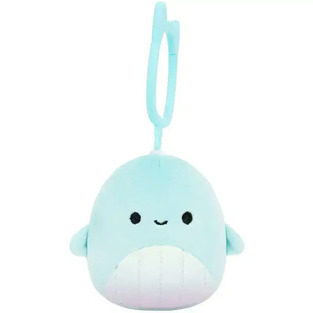 Squishmallows Λούτρινο Μπρελόκ Shah the Whale 9 εκ - SQCP00766