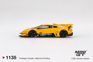 MINI GT Lamborghini Murcielago LB Silhouette Works GT EVO Yellow - MGT01135L