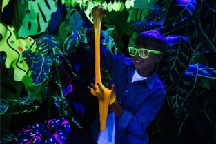 Tuban Διαδραστική Jiggly Slime Fluo Glow Πορτοκαλί - TU3822