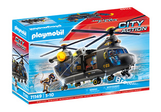 Playmobil City Action Ελικόπτερο Ειδικών Δυνάμεων Με Δύο Έλικες - 71149