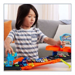 Hot Wheels City Transforming Stunt Garage 2 in 1 Playset - JHL94