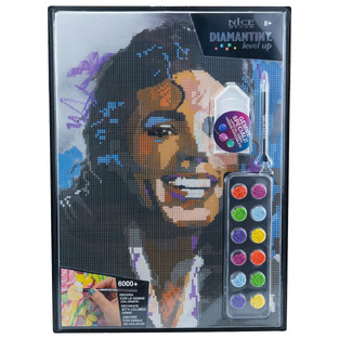 Diamantiny Level Up Διακοσμησε Χρωματιστα Πετραδακια Celebrities Michael Jackson - GRAF96457