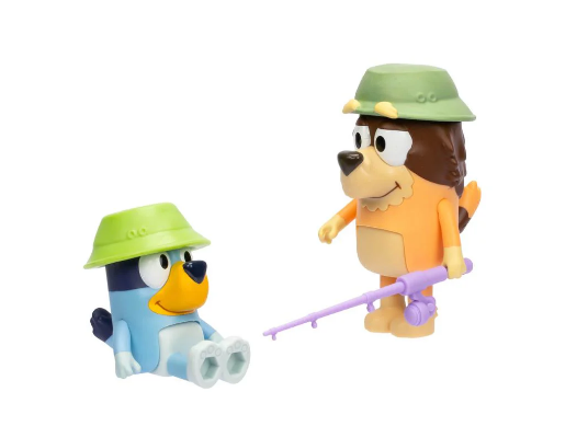 Bluey Φιγούρες 2 Pack - On Holiday - Διάφορα Σχέδια - BLY17651