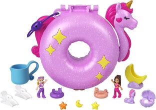 Polly Pocket Sparkle Cove Adventure Unicorn Floatie Compact - HKV34