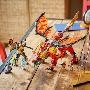 LEGO Ninjago Wyldfyre's Transforming Dragon Mech - 71868