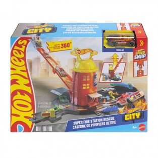 Hot Wheels City Σούπερ Πυροσβεστικός Σταθμός - JHL95
