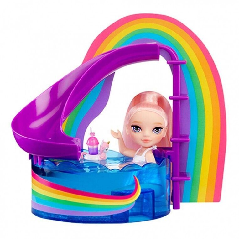 Rainbow High Littles Πισίνα Mε Κούκλα Blush - 522249EUC
