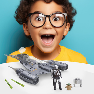 Star Wars Epic Hero Series The Mandalorians N-1 Starfighter - F9950