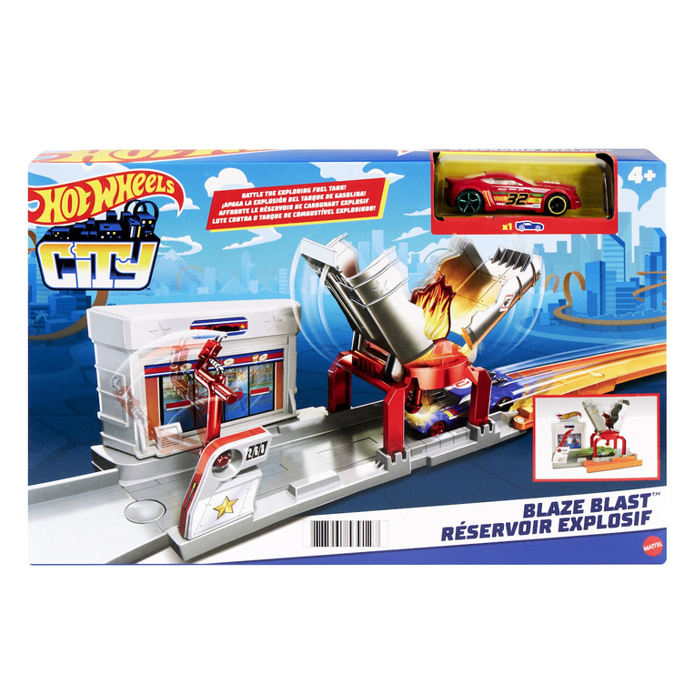 Hot Wheels City Αναδιπλούμενη Πίστα Blaze Blast - FJN36