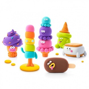 Hey Clay Ice Cream Mε 15 Βαζάκια Πηλό - 440078