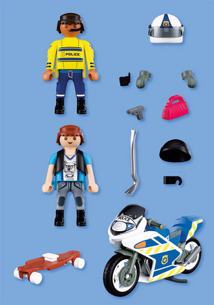 Playmobil City Action Αστυνομική Καταδίωξη Με Μοτοσικλέτα - 72079