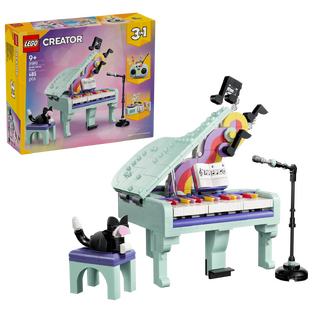 LEGO Creator 3 in 1 Music Decor Piano with Cat - 31392