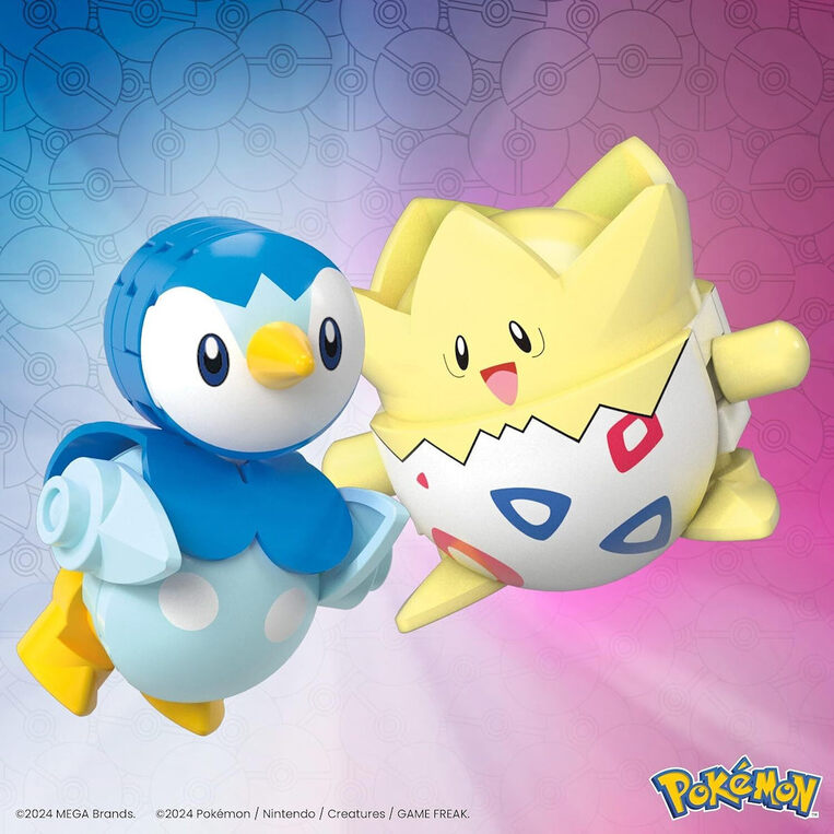 Mega Pokemon - Togepi & Piplup Pokeballs - JCT44