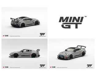 Mini GT Nissan LB-Sihlouette Works GT 35GT-RR Matt Grey 1:64 - MGT01248BL