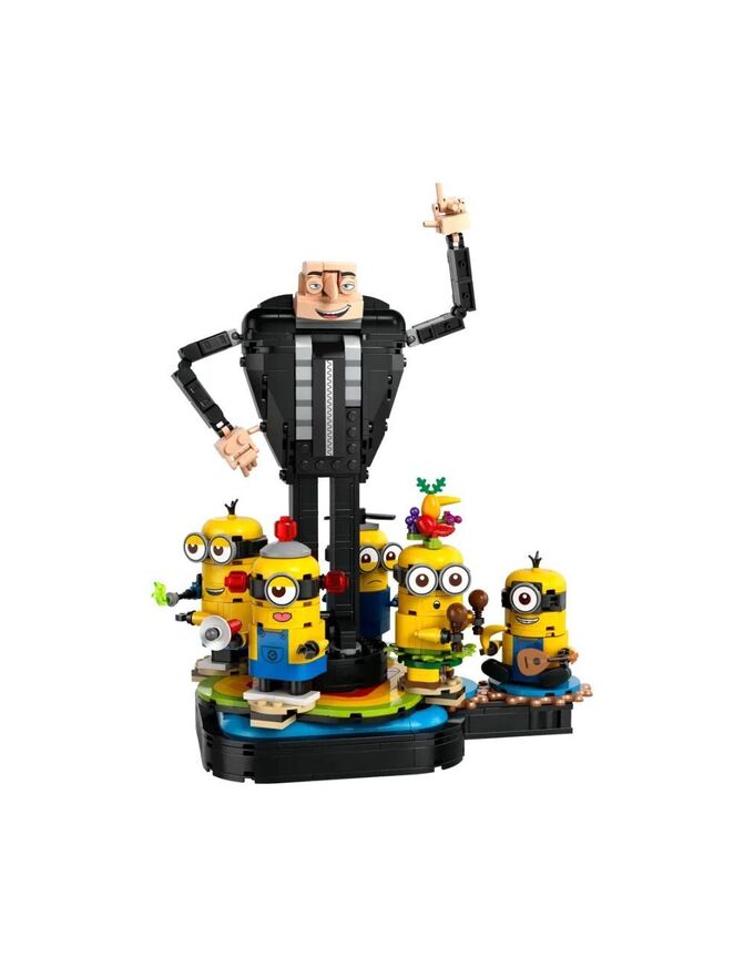Lego Minions Brick-Built Gru And Minions - 75582