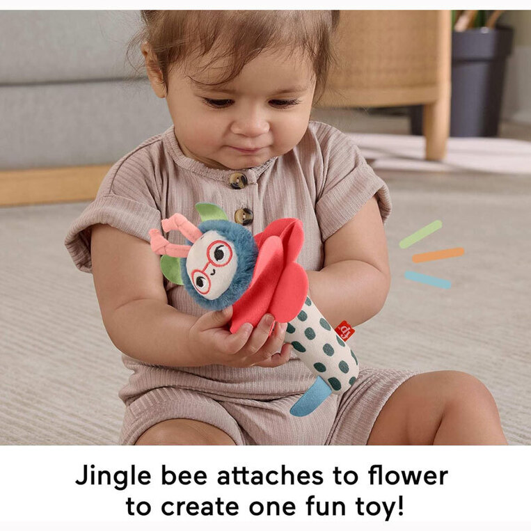 Fisher Price Planet Firends Κουδουνίστρα Λουλουδάκι Kαι Μελισσούλα - HYR56