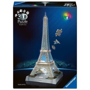Ravensburger 3D Puzzle Led Πύργος Tου Άιφελ 243Tμχ - 12008024